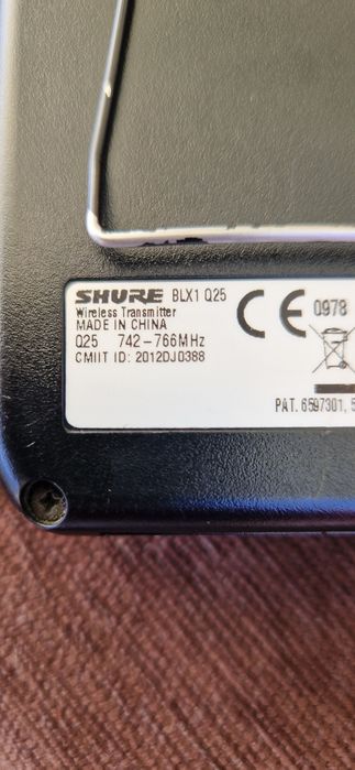 Microfon shure pg 58 wireles blx1 Q25