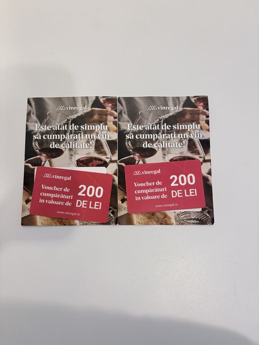 400 DE LEI DE VIN LA 200 cupon