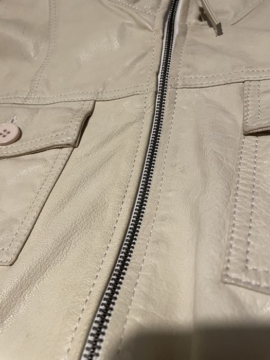 Мъжко кожено яке Slim Fit