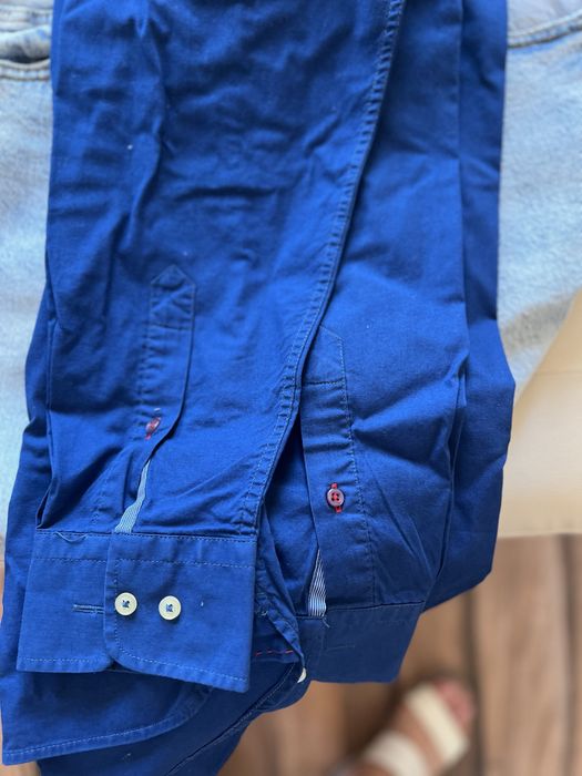 Оригинална мъжка риза Tommy Hilfiger + подарък дънки Pull&Bear