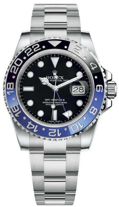 Rolex GMT Master II 40mm Steel Batman