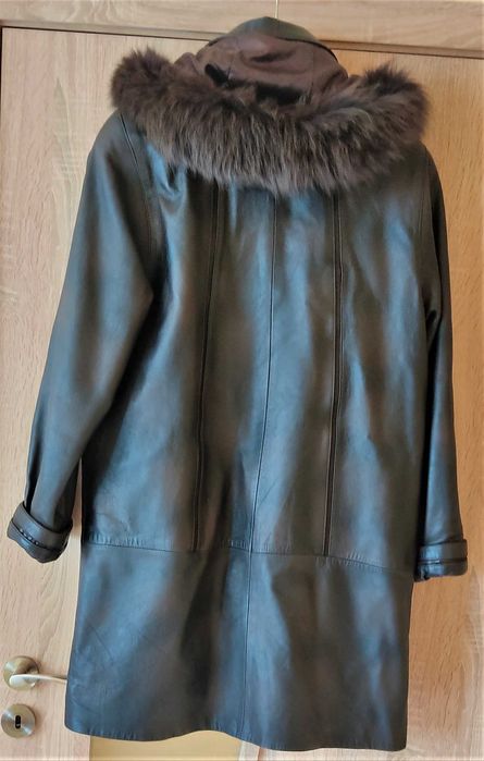 Дамско манто – яке от естествена кожа! TOП ЦЕНА!!!