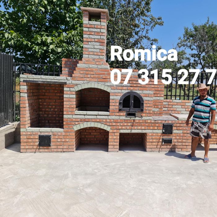 Grătare din cărămidă aparentă