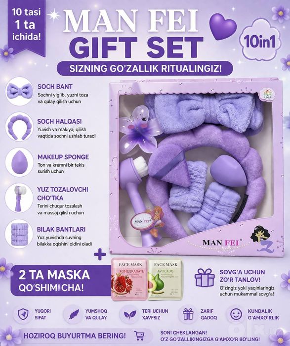 Sovg'a uchun Box 10tasi 1da