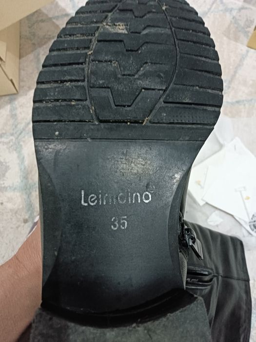 Продам кожаный зимний сапоги