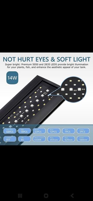 Lampa led full acvariu