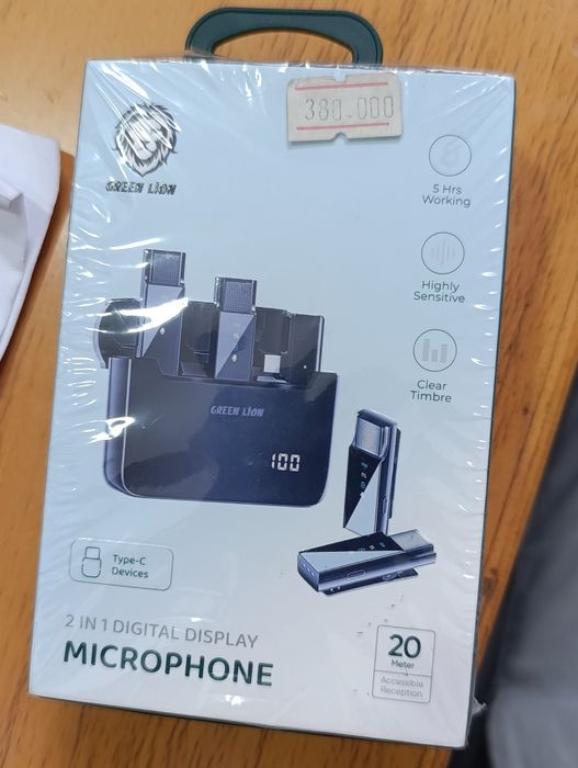Mikrafon Green Lino sotiladi