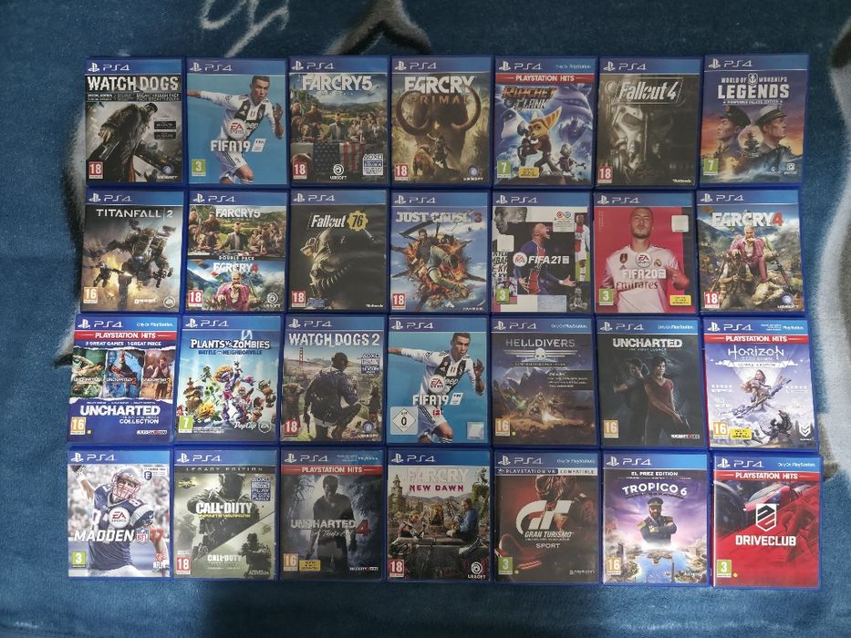 Jocuri Ps4 si ps5 vand schimb lot jocuri