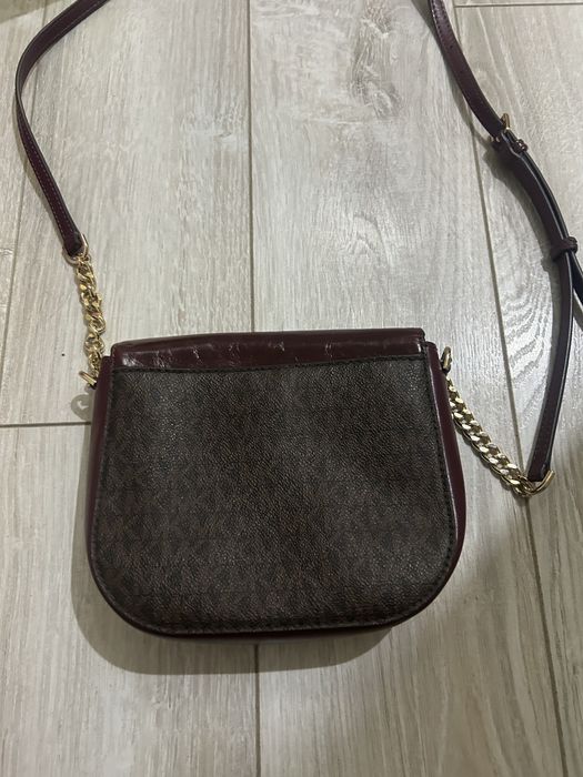 Бордовая сумка Michael Kors