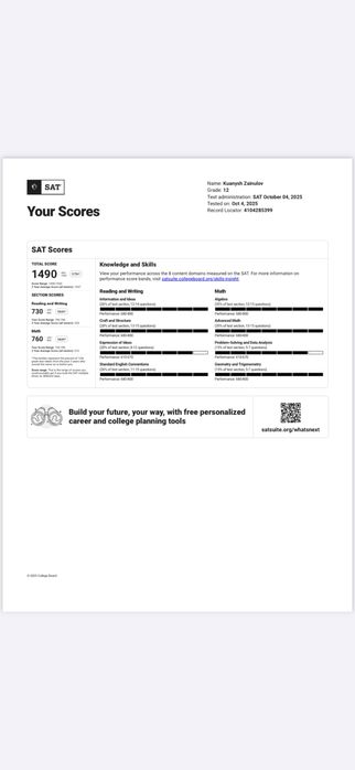 Репетитор по SAT Verbal and Math
