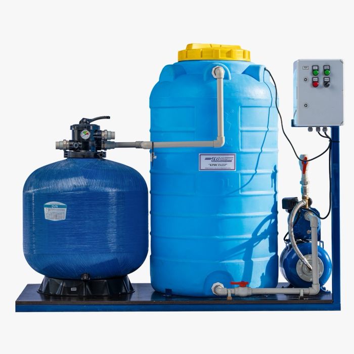 Система оборотной очистки воды для автомойки