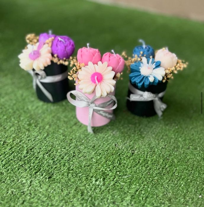 Букети от соеви цветя