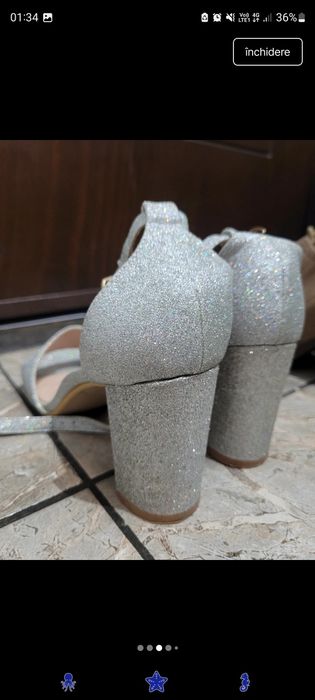 Sandale sclipici ocazie masura 38