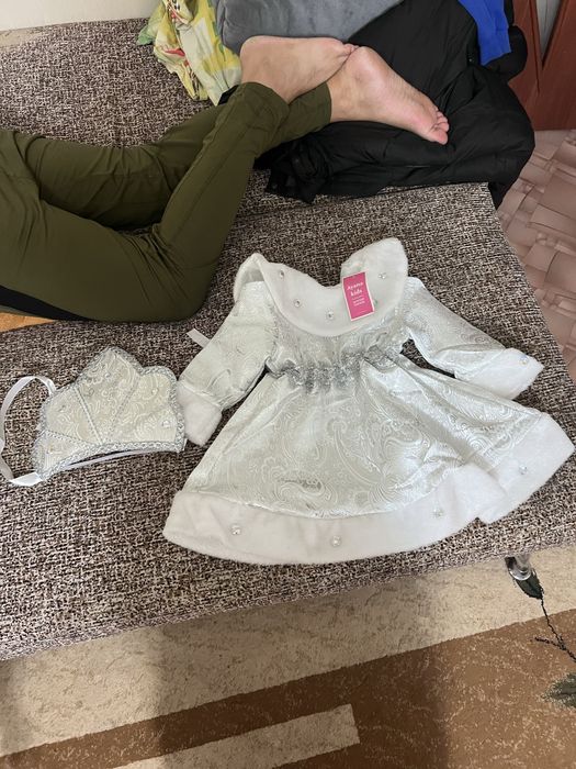 Снегурочка киімі  ақшақар