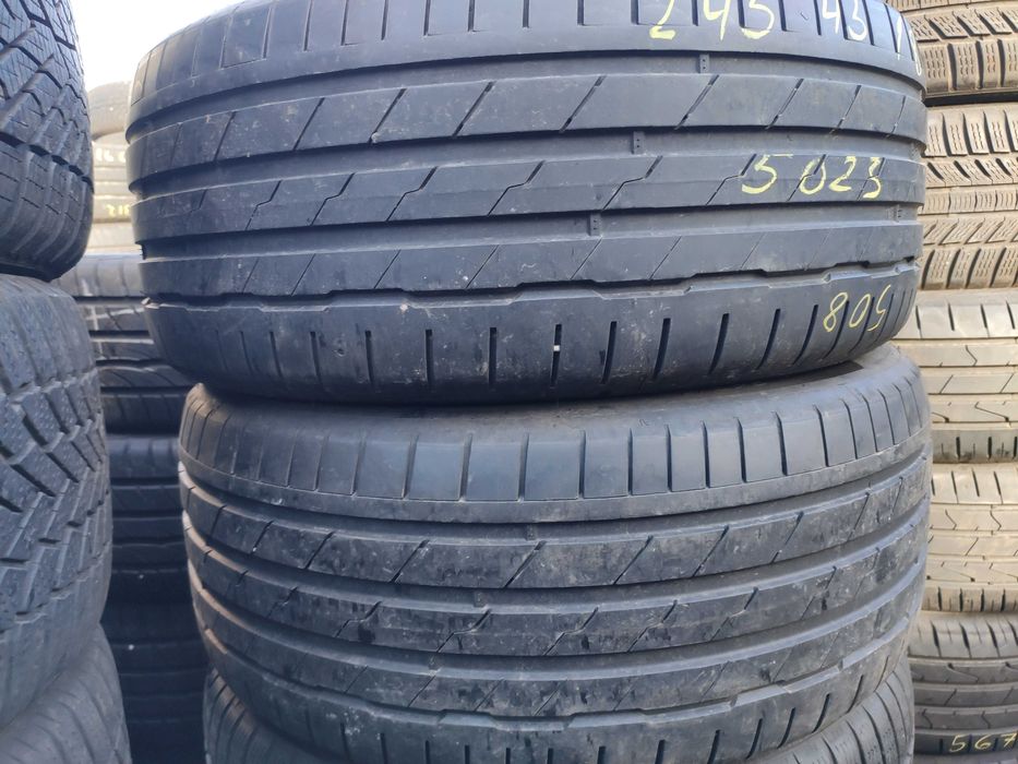 2бр Летни гуми 245 45 18 - Hankook BMW - DOT 2023