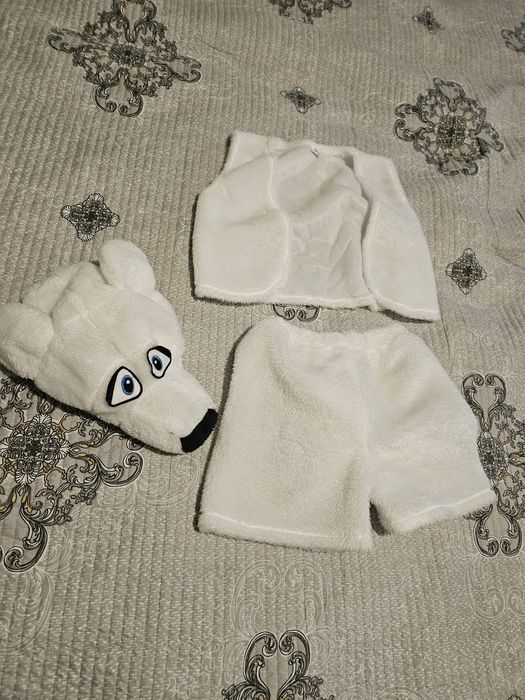 Костюм белого медведя для ребёнка