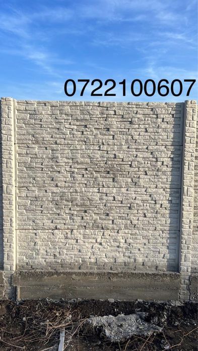 Garduri din placi de beton