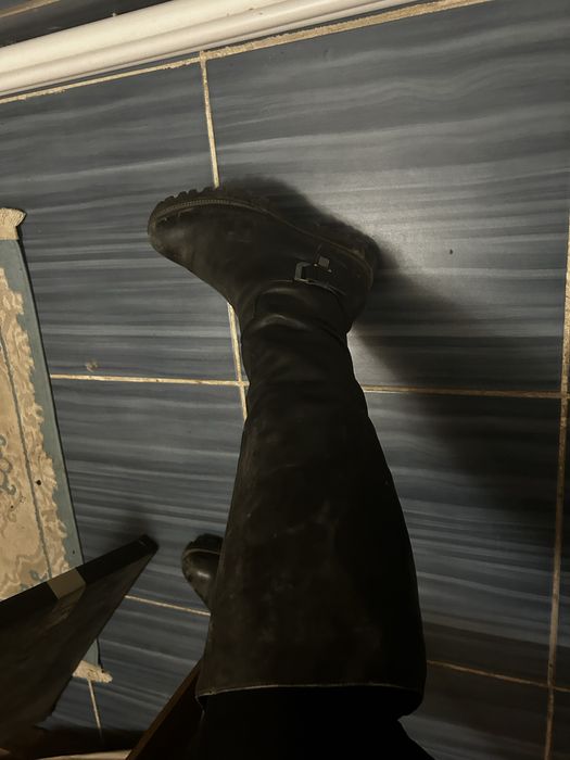 Зима сапоги. Кожный !