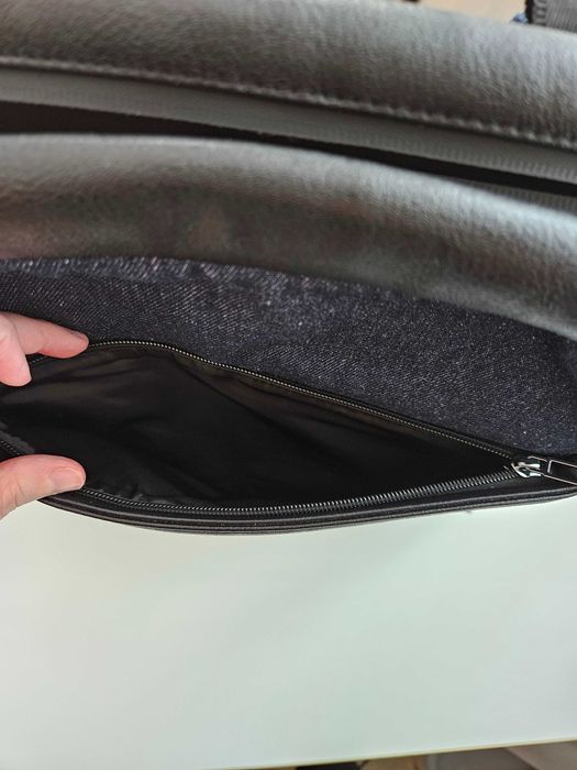 Rucsac laptop BRANVE - Negru & Albastru-denim [Nou / Nefolosit]