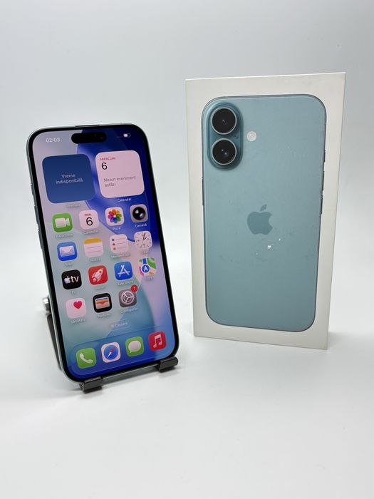 iPhone 16 - 128Gb - Teal - CA NOU 10/10 + Garantie