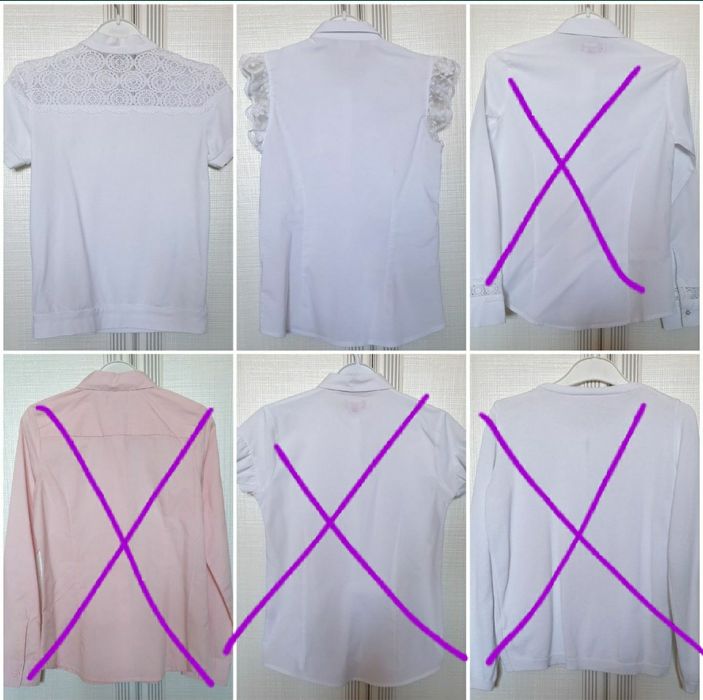 Школьные блузки р.140-146