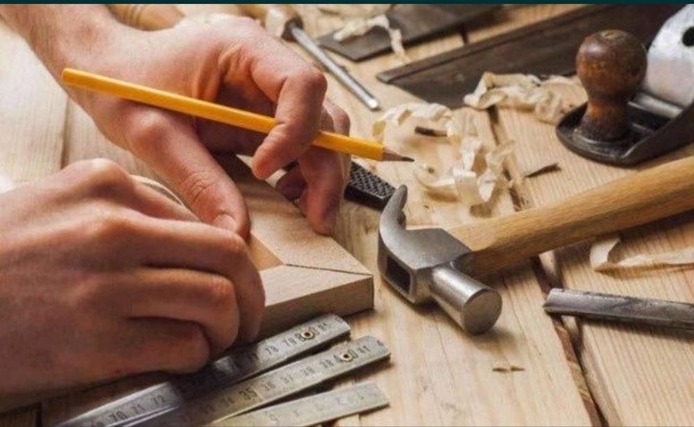 Сантехник, электрик, плотник. Ұста мебельщик.