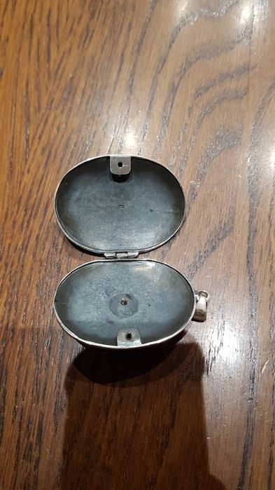 Pandantiv caseta ovala stea xl Argint 925,rubin sintetic,deosebita