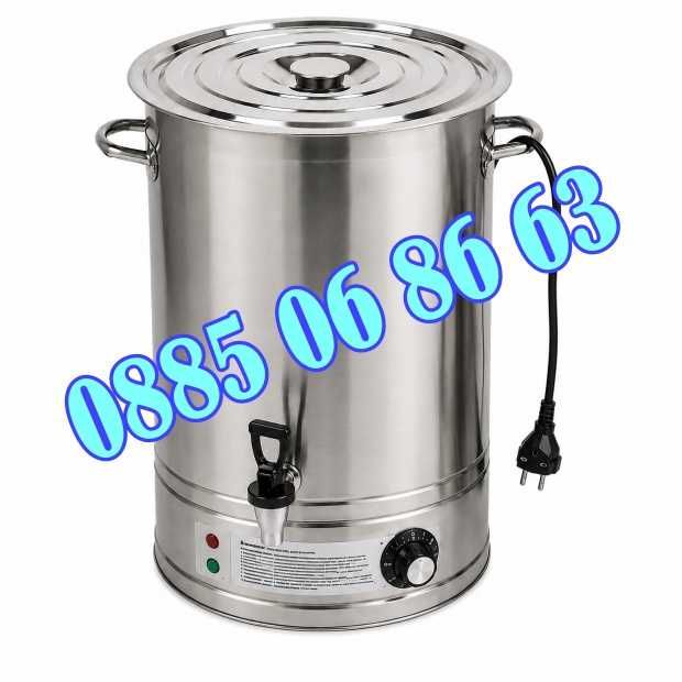 Неръждаеми Електрически казан за варене на буркани 30 л 1.8 kW и 60 л 2.8 kW + ГАРАНЦИЯ