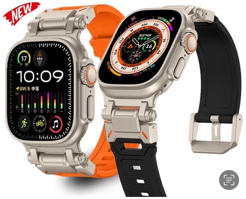 Curea Husa Insertie Titanium + TPU Apple Watch Iphone Cablu Usb