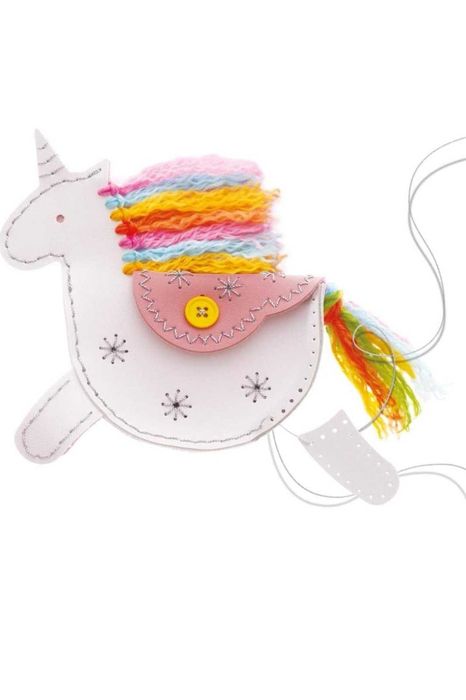 Комплект за изработване на кожена чанта Еднорог