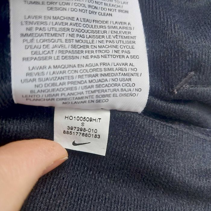 Bluză trening Nike neagră cu dungi neon mărimea S (originală)