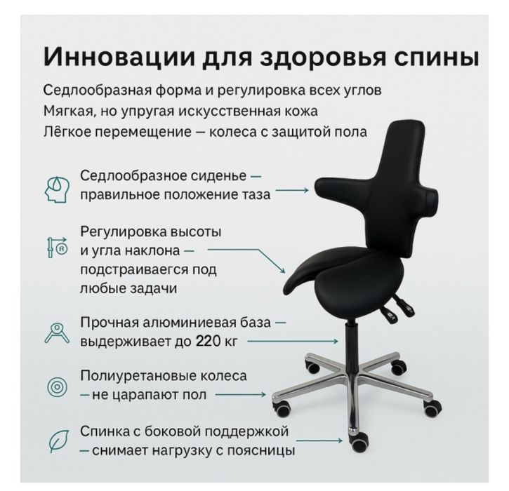 Офисное кресло черное