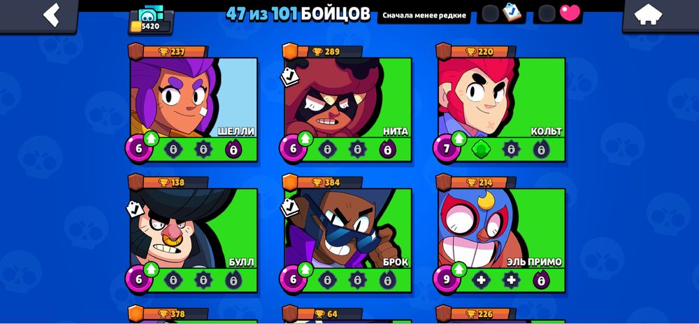 Продам аккаунт бравл старс