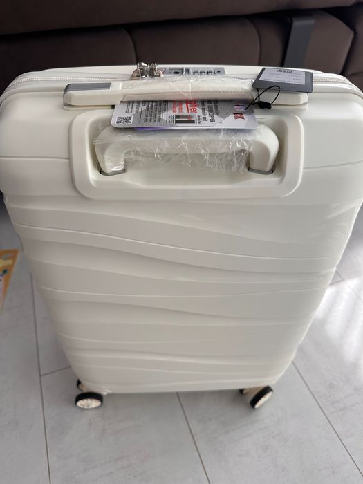 Troller de cabina Kono 20” White 55cm 42l TSA Nou