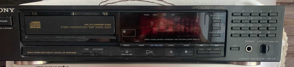 HIFI аудиофилски cd player sony cdp770