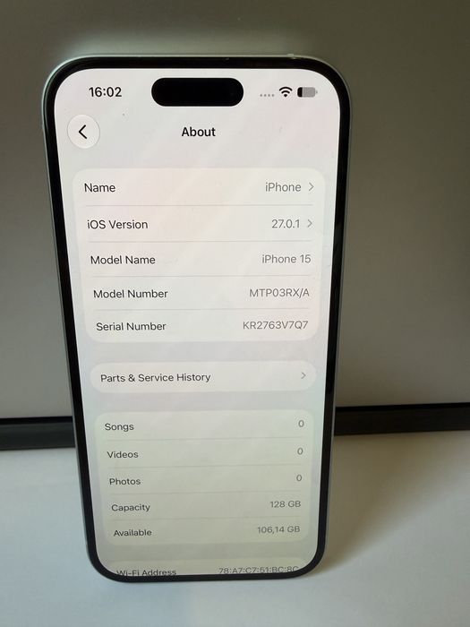 iPhone 15 128GB 99% батерия