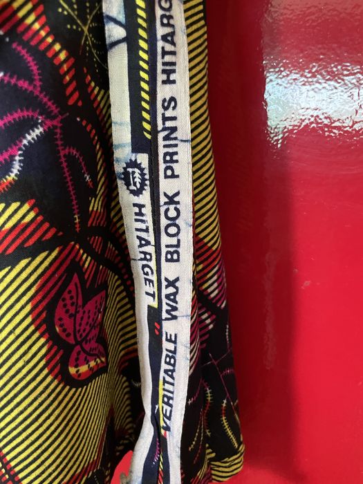 2бр пъстри африкански бохо топ блузи wax print L