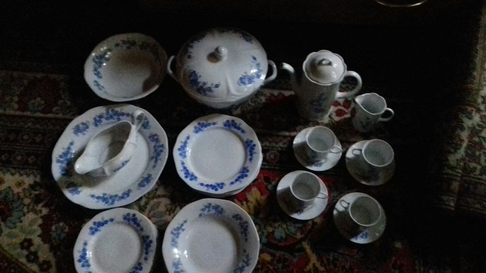 serviciu pt masa și cafea ,portelan