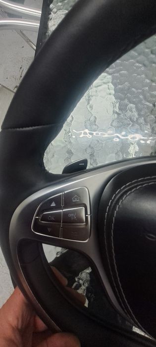 Оригинален волан за Mercedes S class W222 , Тапициран
