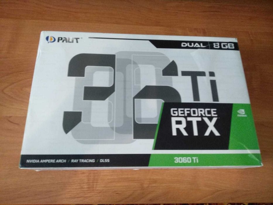 Продам Видеокарту Palit GeForce RTX 3060 Ti Dual 8Gb 256Bit
