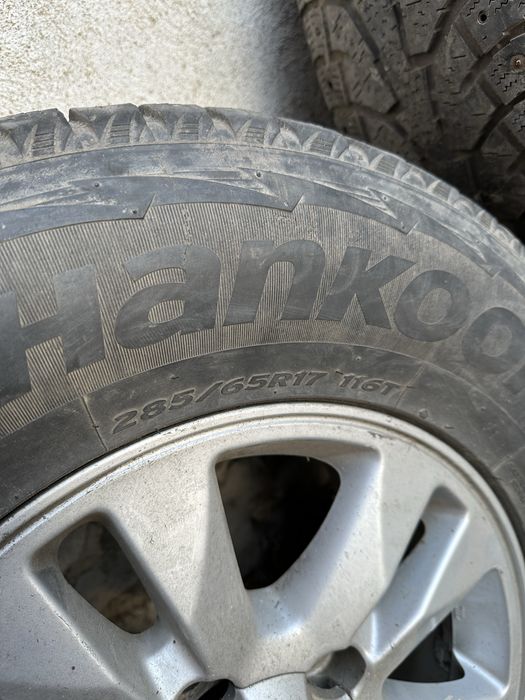 диски R17 ( крузак) оригинал  + резина Hankook