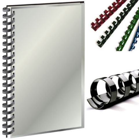 25 inele din plastic pentru îndosariere