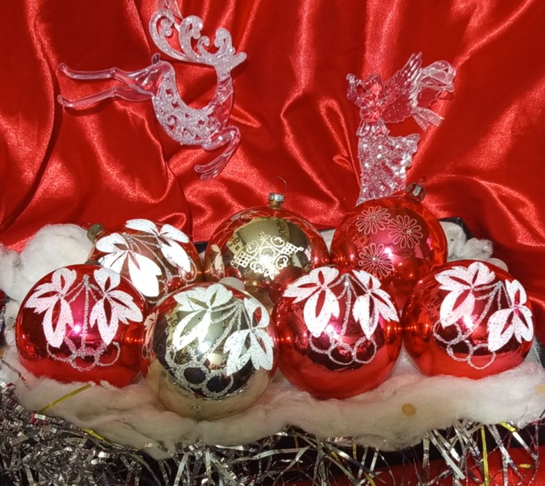 Елочные игрушки, стекло СССР