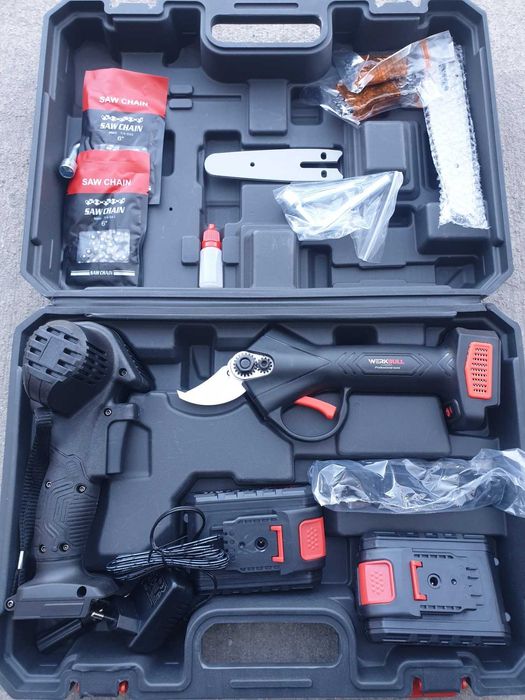 2 в 1 Резачка за клони и Лозарска Ножица Акумулаторни 36V