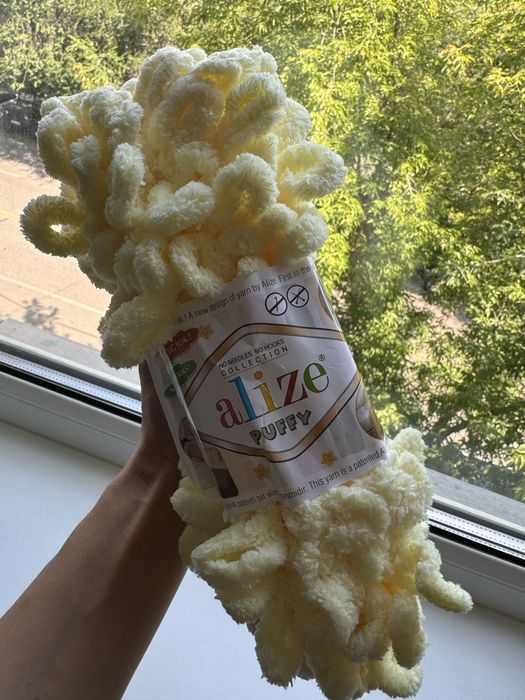 Пряжа Alize Puffy 12шт 11000