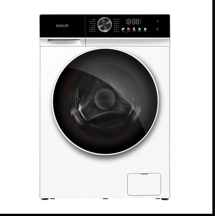 Пералня 10кг А+++ -30% Muhler DIWM1012W Direct Drive НОВА 5г. Гаранция
