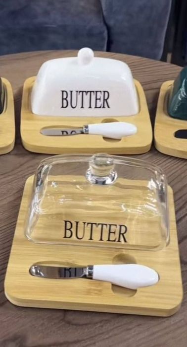 Масленка с ножом в комплекте