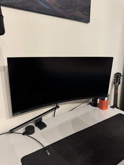Monitor Curbat Gaming LED VA Lenovo 34", UltraWide