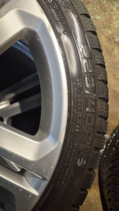 jante volkswagen cu anvelope de iarna