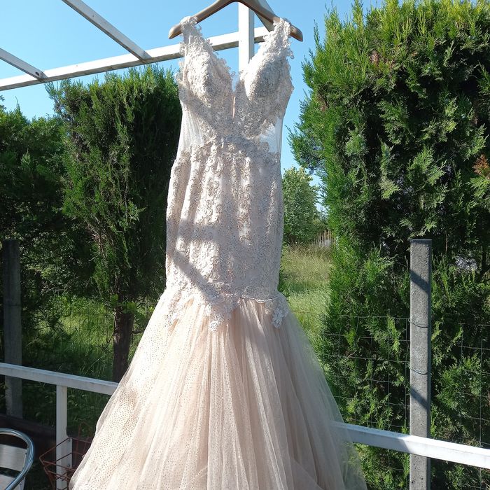 Сватбена/булчинска/бална рокля M-L р-р